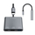 Hub USB C Wozinsky WHCH-01, PD 100W, HDMI 4K, gri