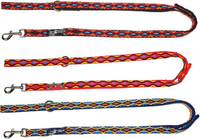 Lesë për qen Dingo Winnetou Adjustable, 2cm, 120-220cm, e kuqe