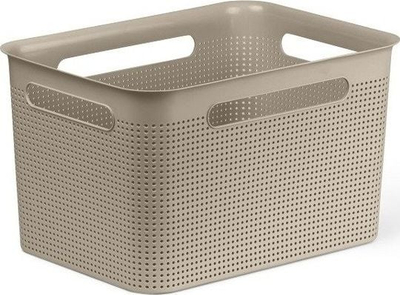 Kuti për sistemim Rotho Brisen, 16L, plastike, cappuccino