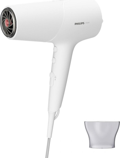 Tharëse flokësh Philips BHD500 / 00, e bardhë