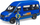 Lodër furgon Bruder MB Sprinter Transfer, me shofer, plastikë, blu