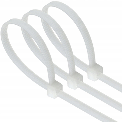 Lidhëse kabllosh Plastrol OK-2510B, 2.5×100 mm, të bardha