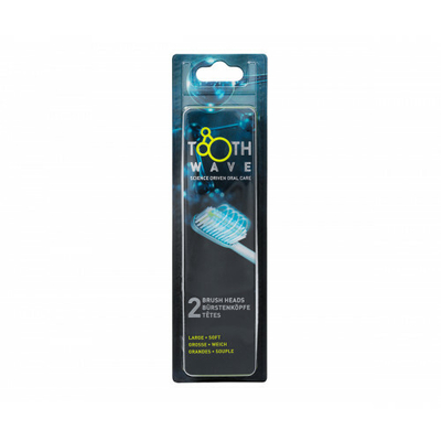 Kokë për furçë të dhëmbëve Sil'n ToothWave Soft Large, 2 copë