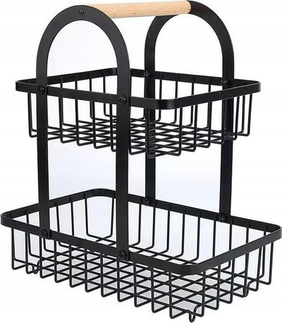 Shportë frutash Elitehoff, 29x27x17 cm, metal, e bardhë