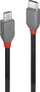 Kabllo USB Lindy USB C në micro B, 3 m, USB 2.0, e zezë