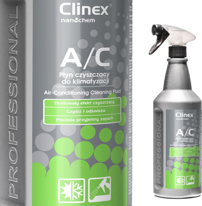 Solucion pastrimi Clinex A/C, për kondicioner dhe ventilim, 1L