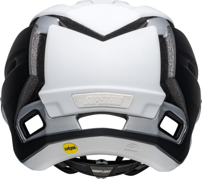 Helmetë çiklizmi Full Face Bell Super Air R Mips Spherical, MTB, e bardhë infrakuqe mat me shkëlqim