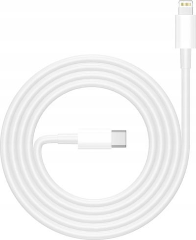 Kabllo karikimi Jellico B1, USB-C në Lightning, 20W PD, 1m, e bardhë