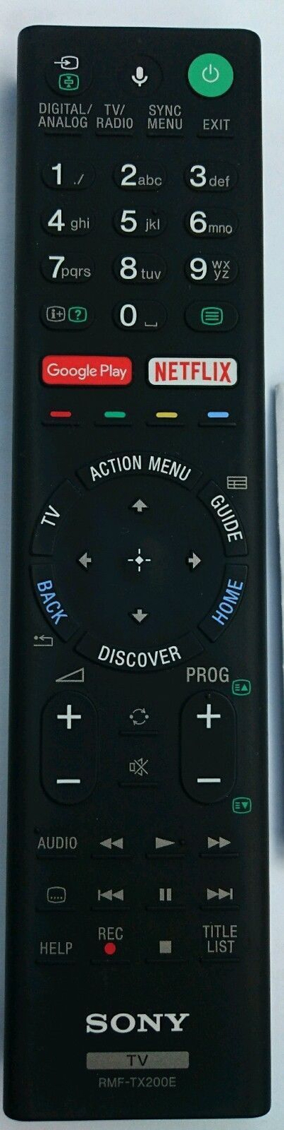 Пилот телевизор Sony RMF TX200E, оригинално далечинско управување, за телевизор Sony