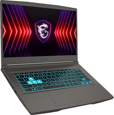 Laptop MSI Thin 15 B12UCX-1818XPL, 15", Intel Core i5-12450H, 16GB RAM, 512GB SSD, NVIDIA GeForce RTX 2050, i hirtë i errët