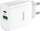 Karikues Hoco C80A (6931474740519), USB-A, USB-C, 3A, i bardhë
