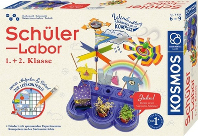 Експериментален сет Космос School Laboratory 1st + 2nd Grade 2022, над 50 експерименти, за деца 6–9 години