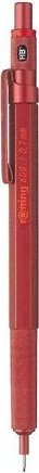 Laps mekanik Rotring 600, 0.7 mm, trup metalik, i kuq