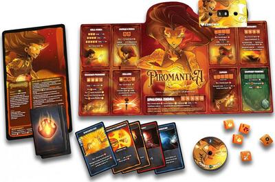 Karta lojrash Lucky Duck Dice Throne: Clash 3 - Pyromancer kundër Dark Thief