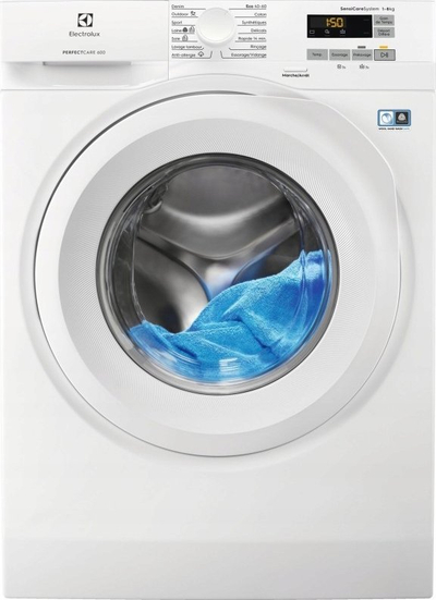 Lavatriçe Electrolux PerfectCare 600 EW6F5348F6, 8 kg, 1400 rpm, e bardhë