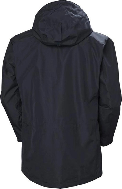 Xhaketë pune Helly Hansen Haag Parka, mos e merr uji, me kapuç, masa L, e zezë