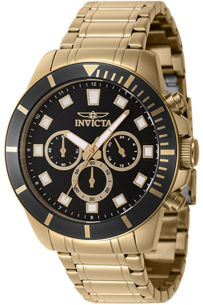 Orë dore për meshkuj Invicta Pro Diver 46042, e artë