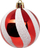 Set toptha Krishtlindjesh Atmosphera Colorama de Noel, 25 copë, 6cm, të kuq e të bardhë
