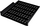 Raft rack ROLINE 48.26cm 2U, thellësi 550mm, i zi