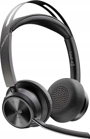 Kufje stereo HP Poly Voyager Focus 2, Microsoft Teams, ANC, të zeza