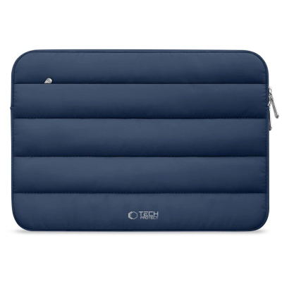 Këllëf laptopi Tech-Protect Fluffy, 15-16", me pelush brenda, blu navy