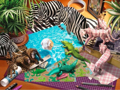 Puzzle Ravensburger Adventure and Origami, 1500 copa, shumëngjyrësh
