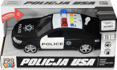 Automjet policie lodër Pro Kids, i zi