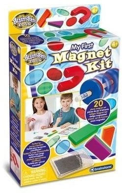 Set edukativ magnetik Brainstorm My First Magnet Kit, 20 pjesë, për kalamaj