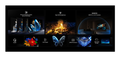 Телевизор TCL 85Q6C, 85\", 4K Ултра HD, Паметен Google TV