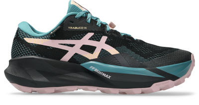 Atlete trail Asics Trabuco 14 GTX për goca, të zeza morganite