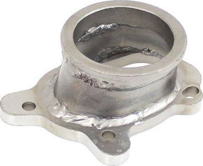 Flanxh shkarkimi TurboWorks Downpipe T3 T4, V-Band 2.5", çelik inoks