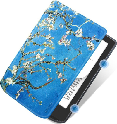 Заштитна футрола Tech-Protect SmartCase за Pocketbook Verse 629 и Verse Pro 634, преклоплив капак, функција будење/спиење, црна
