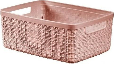 Shportë organizuese Curver Jute S, 5L, plastike e ricikluar, rozë