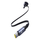 Karikues makine Baseus, 90W PD, 1x USB-C 1x USB-A, me kabllo USB-C dhe Lightning, i zi