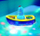 Lodër banjoje In the Night Garden Iggle Piggle Lightshow Boat, me drita, me varkë lundruese, shumëngjyrëshe