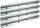 Zgjatje shine montimi Multibrackets M Pro Series, 4 pjesë, alumini, e argjendtë