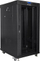 Kabinet rack në këmbë Lanberg 19" 22U, 600x800, me derë xhami, i zi