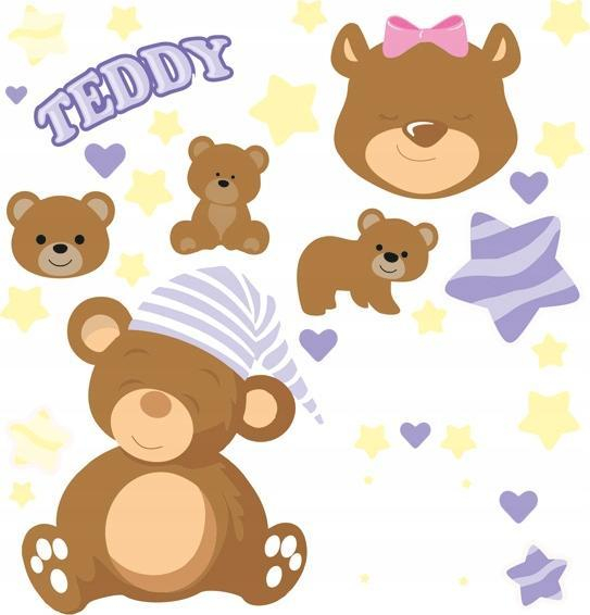 Ngjitëse tekstili Naplamki Teddy, për hekurosje, 15 x 20 cm, shumëngjyrëshe