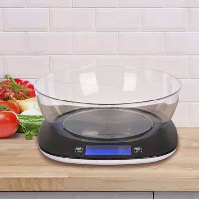 Peshore kuzhine elektronike Excellent Houseware, tas 1.4L, kapacitet 5kg, e zezë
