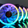 Ventilatorë PC Raijintek Iris 12 RBW ADD, 120mm, set 3 copë me HUB dhe telekomandë, RGB