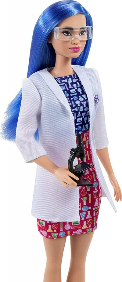 Kukull Barbie Career Scientist, profesion shkencëtare, shumëngjyrëshe