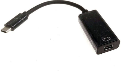Adapter USB MicroConnect USB C në Mini DisplayPort USB3.1CMDPB, 0.2m, i zi