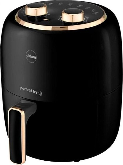 Fritezë me ajër Eldom FR35, 3.5L, 1300W, e zezë