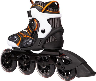 Patina inline Nils Extreme NA1060S, rrota 100mm, ABEC9, të zeza, nr 40