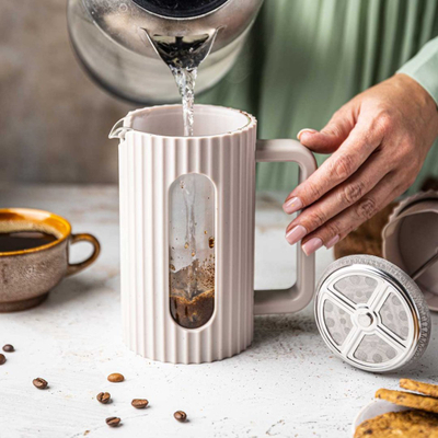 French press Klausberg KB7744, 0.35L, xham, rozë e çelët