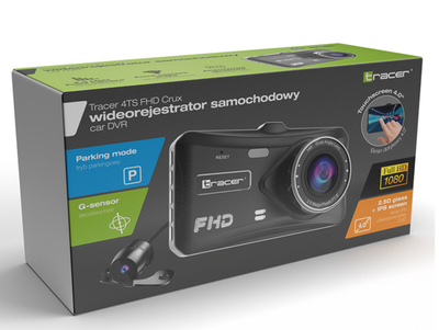 Kamerë makine Tracer 4TS Crux, Full HD, 4" IPS, 140°, e zezë