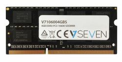 Ram V7 V7106, 4GB DDR3, 1333MHz SO DIMM, e zezë