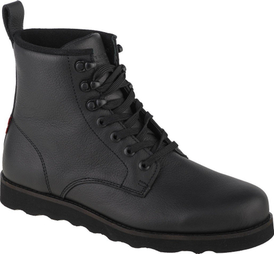 Këpucë të larta Levi's Darrow Wedge 234734-700-559, lëkurë natyrale, për burra, të zeza, nr 44