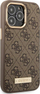 Mbulesë telefoni Guess 4G MagSafe, për iPhone 14 Pro, PU, kafe