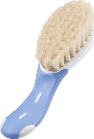 Furçë flokësh për bebe NUK Extra Soft, fijet shumë të buta, me dorezë të lehtë për dorë, ngjyrë vjollcë